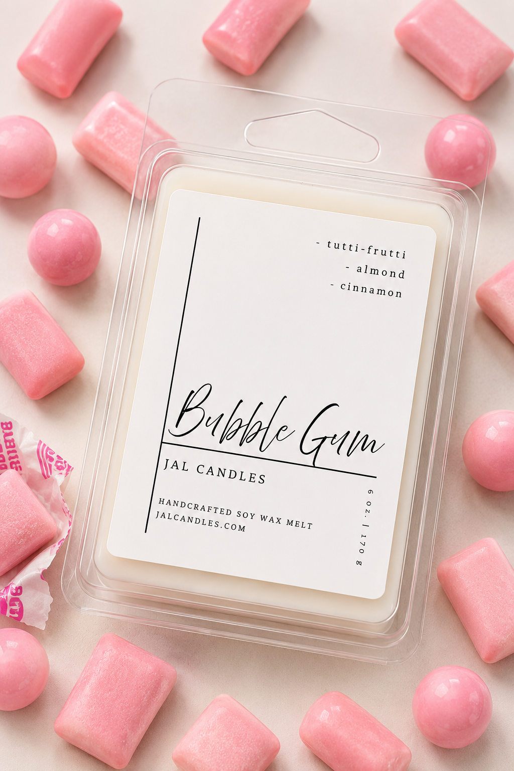 Bubble Gum Wax Melts – Fun Sweet Candy Fragrance