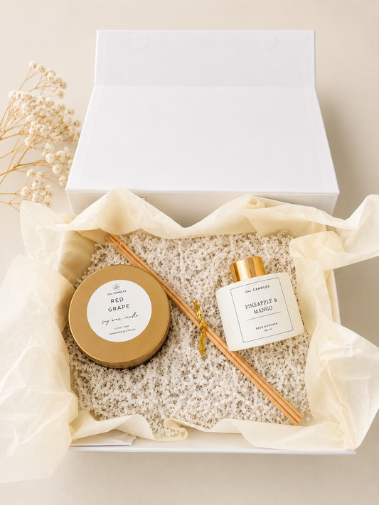 The Fragrance Gift Box handmade in Cyprus by JAL Candles